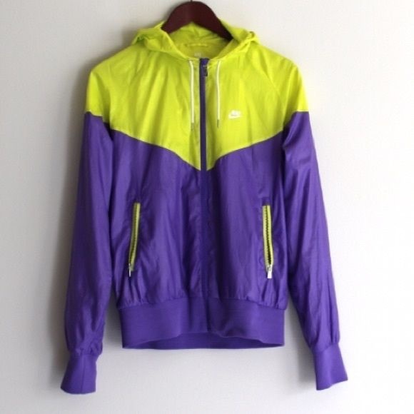 nike yellow windrunner